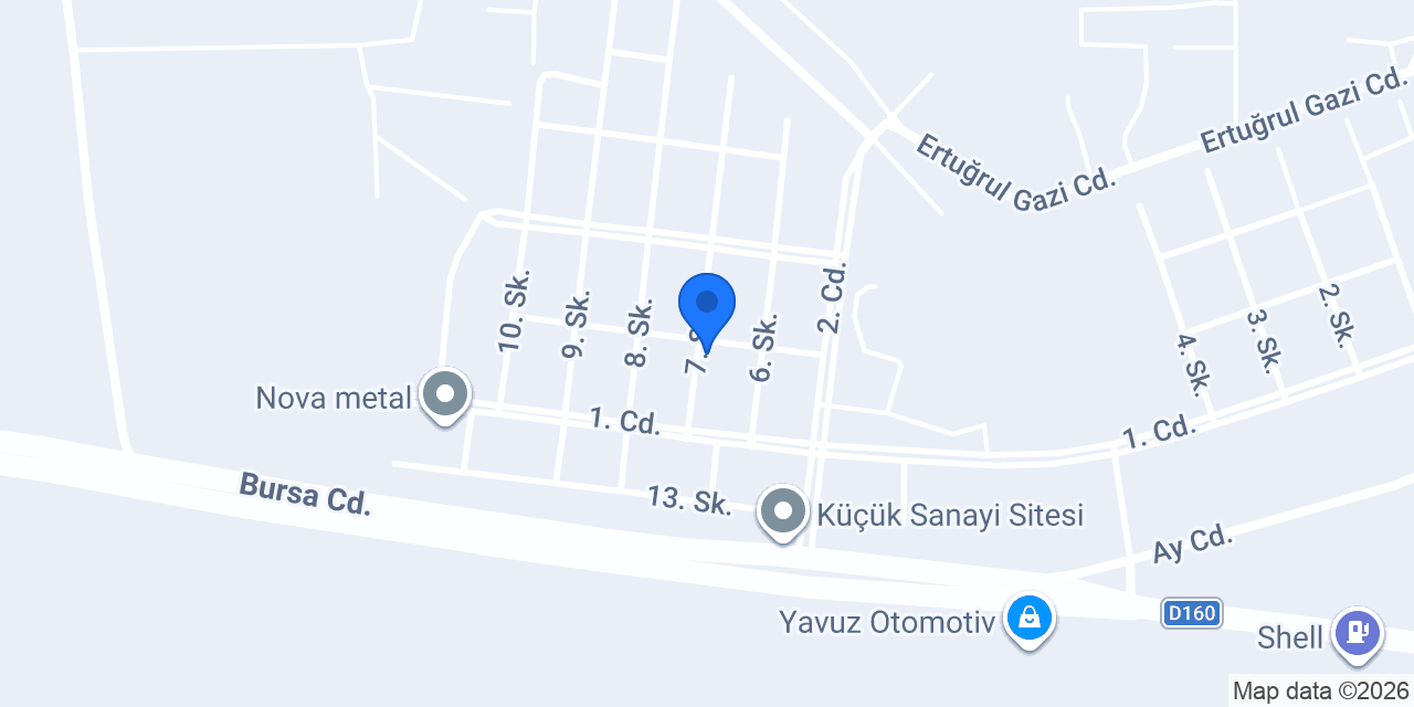 Turk auto boya servisi konumu