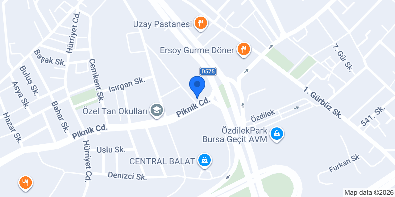 Dentplus Geçit konumu