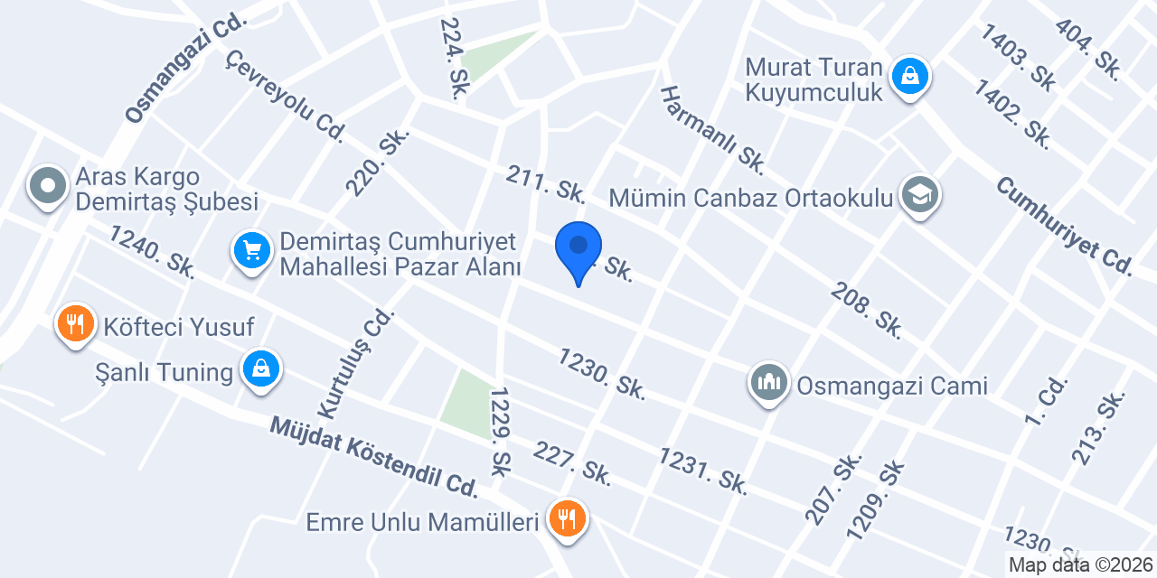 ONS Kuyumculuk konumu