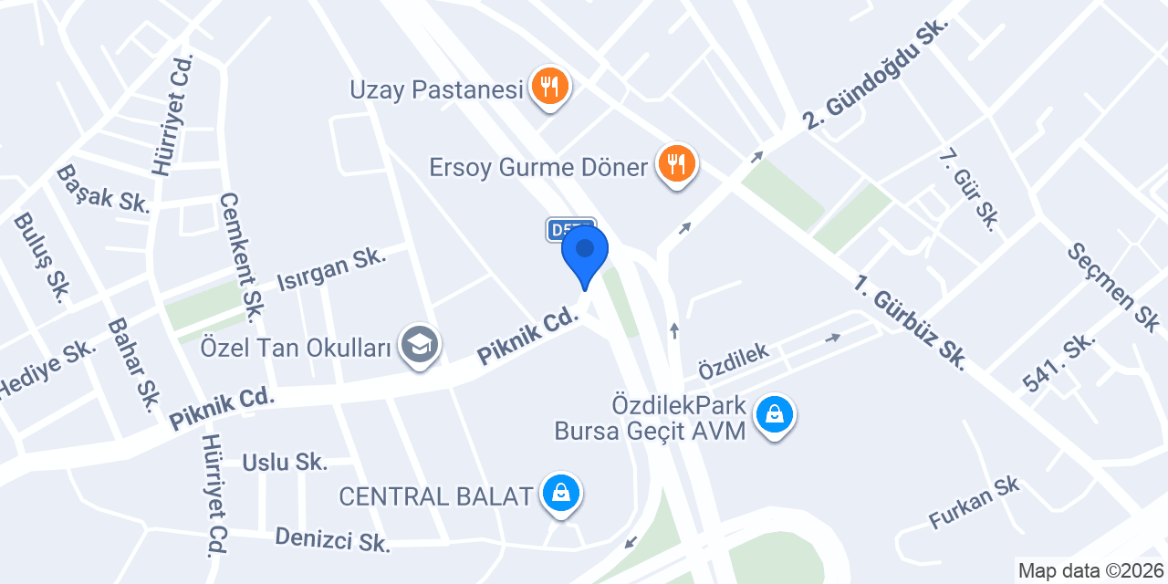 Dr. Dt. Ebru Çetinkaya Tokmak konumu