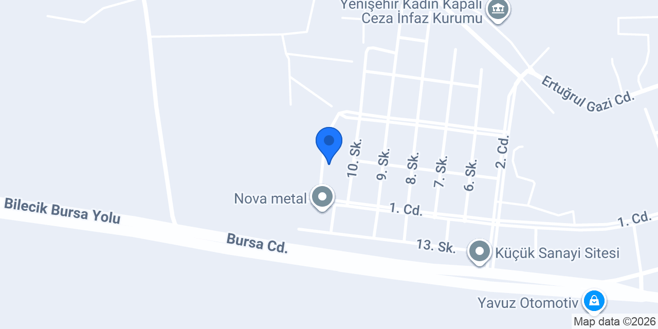Yenigün Gıda konumu
