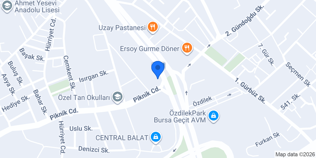 TEB Balat Şubesi konumu