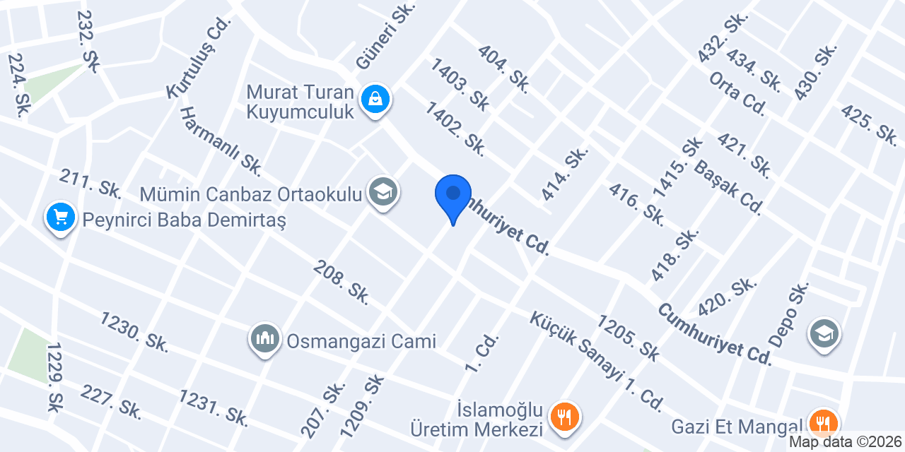 Mamuşa Elektrik konumu