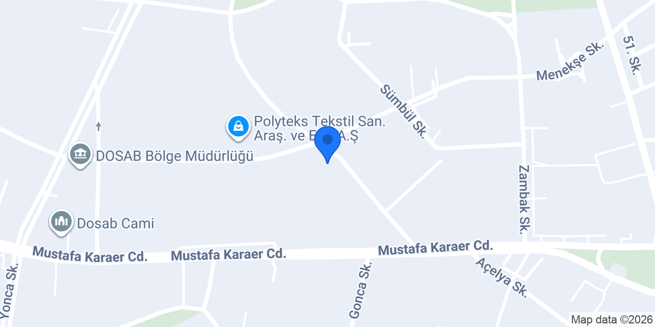 Ayık Tekstil konumu