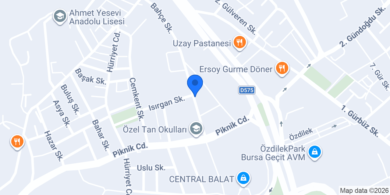 Ahmet Yesevi Taksi konumu