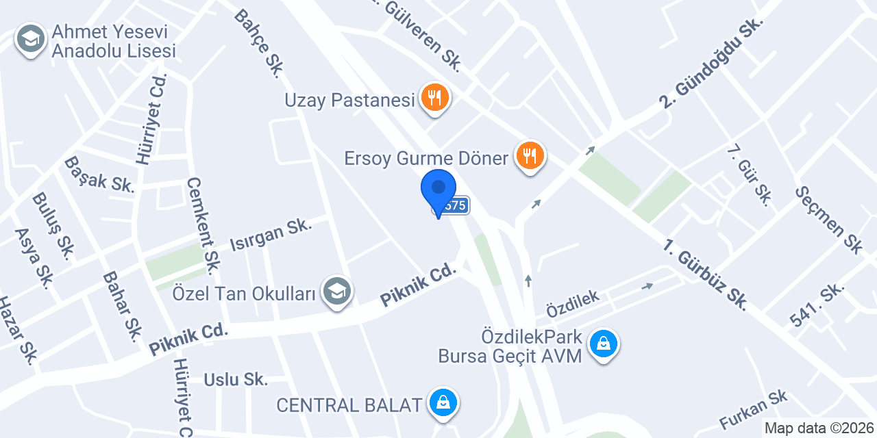Efendioğlu Mermer Geçit Showroom konumu
