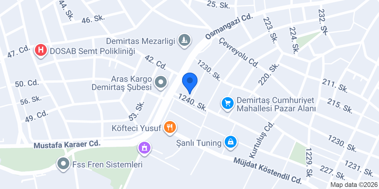 Diyetisyen Ezgi Çakmak konumu