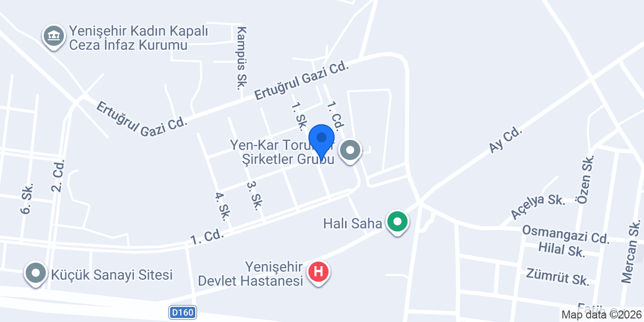 Gökay Mobilya konumu