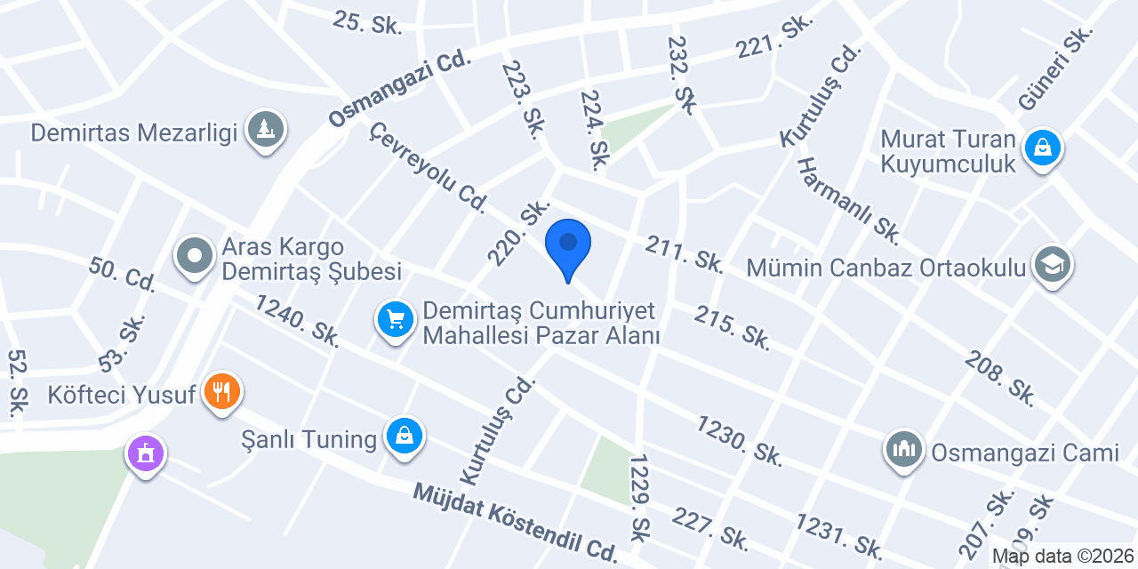 TÜRKOĞLU YAPI MARKET konumu