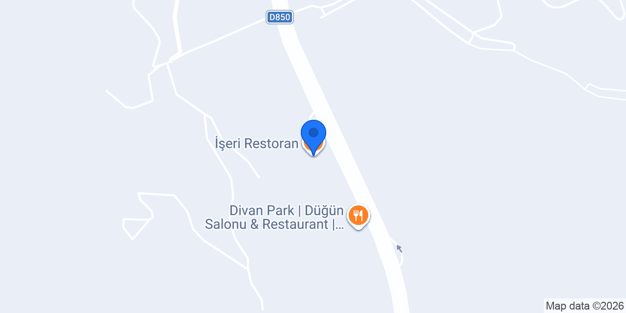 İşeri Restoran konumu