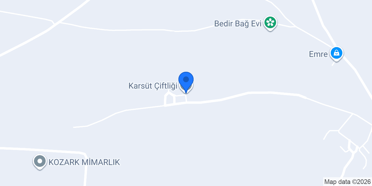 Karsüt Çiftliği konumu