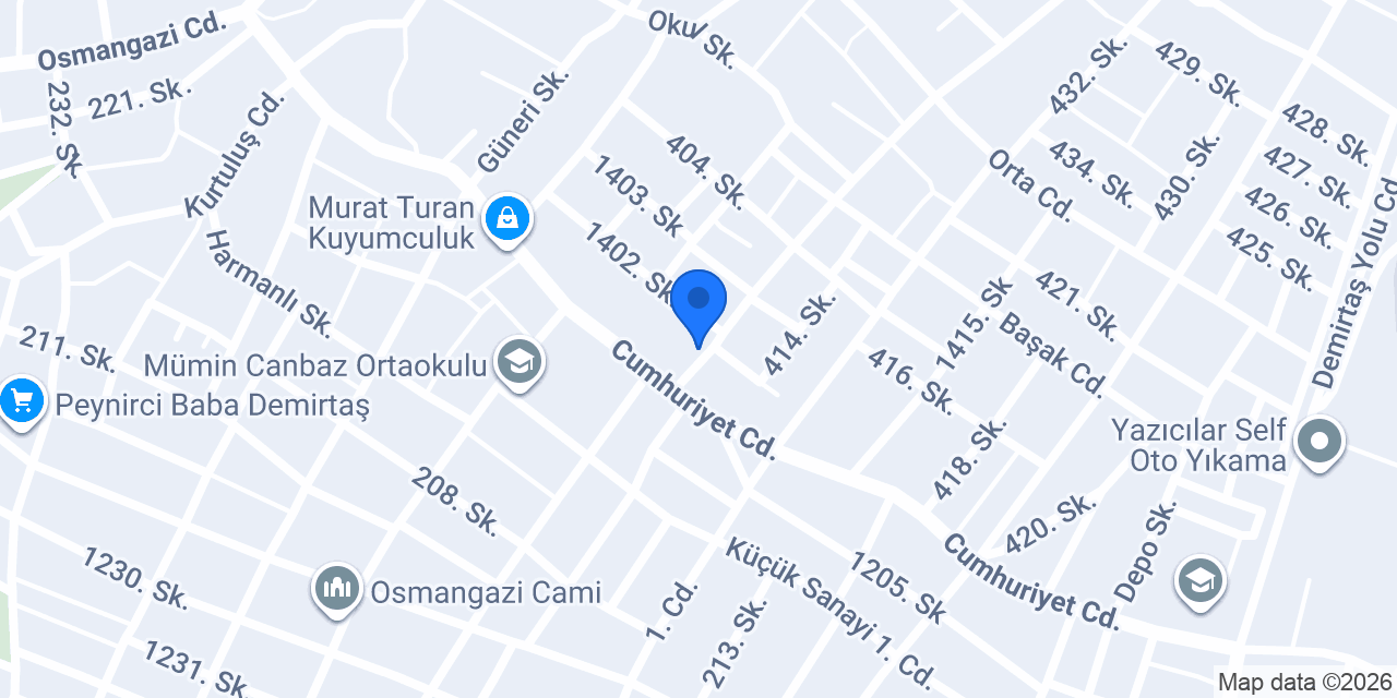 Beyka Yapı Dekorasyon ve İnşaat konumu