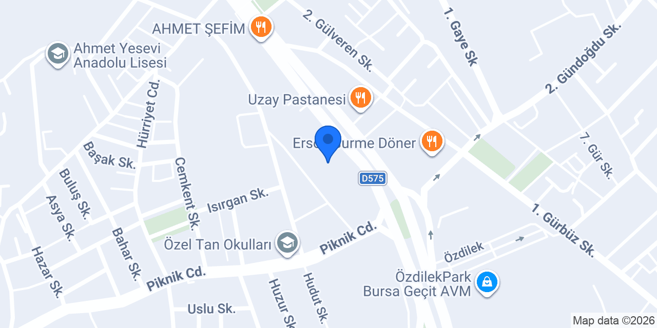 Diş Hekimi Elif Sınmaz konumu