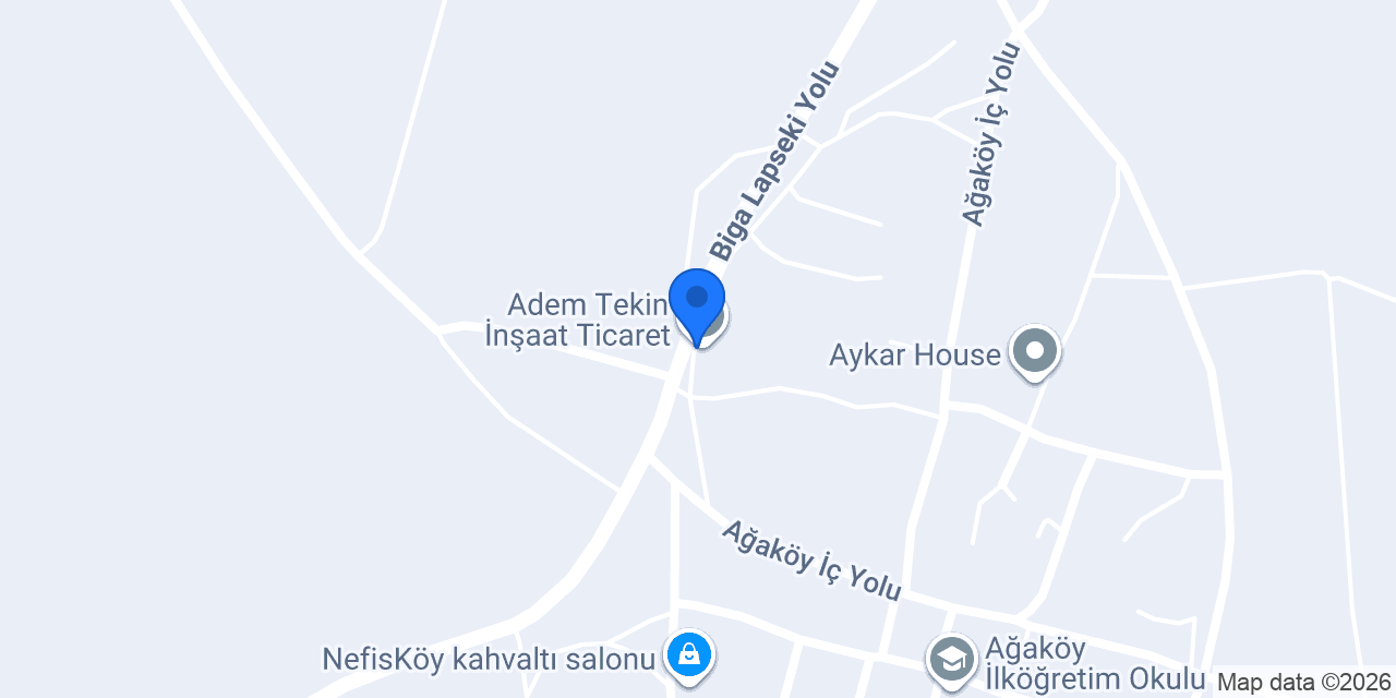 ADEM TEKIN İNSAAT AŞ konumu