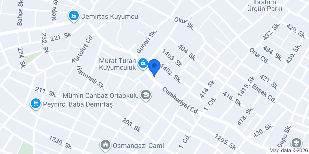 İdol Gümüş&Saat&Tesbih konumu