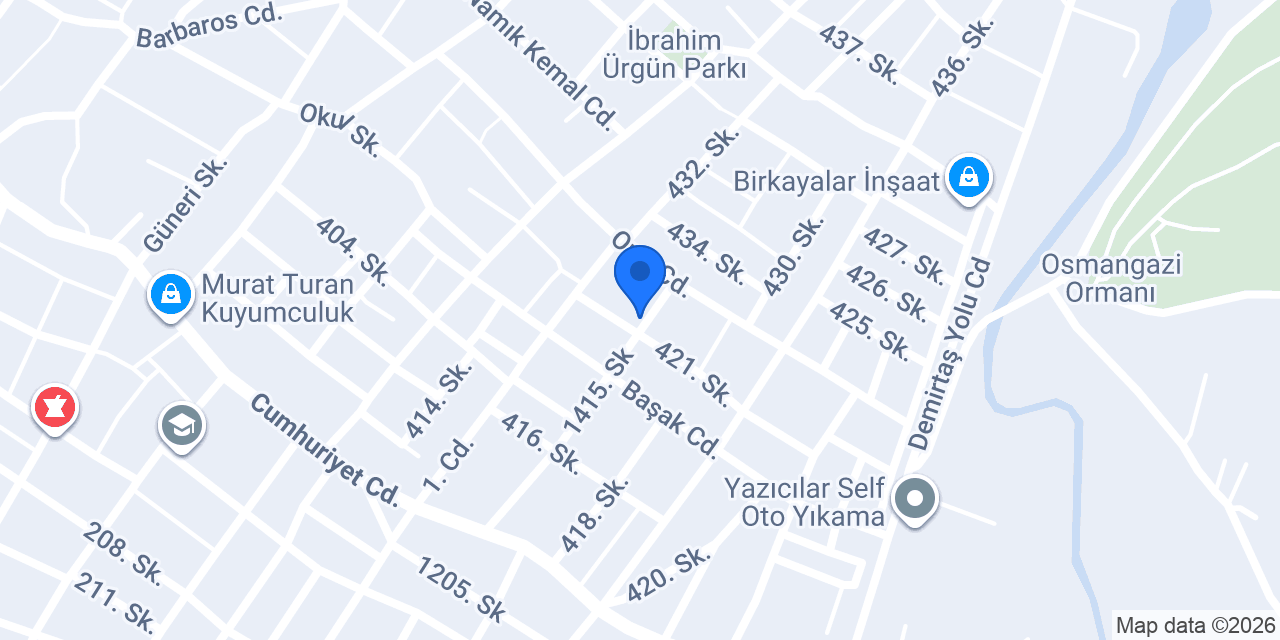 Aydıner Elektrik Demirtaş konumu