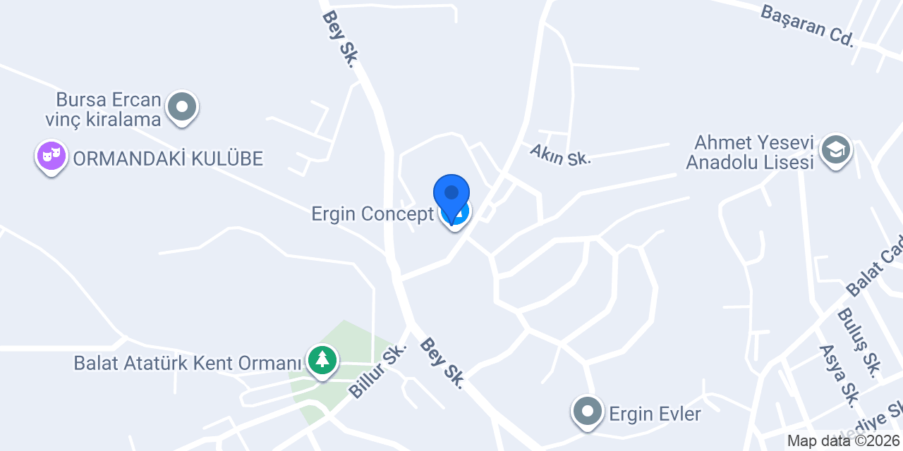 Ergin Concept konumu
