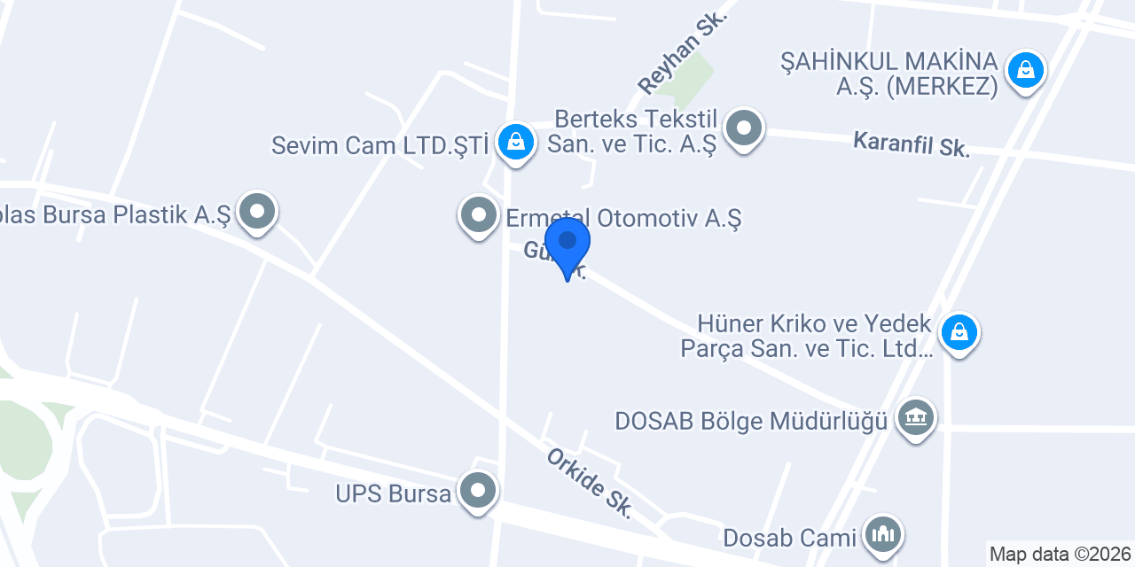 Sökücüler Tekstil konumu