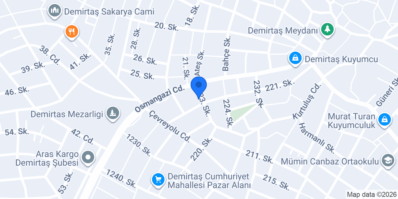 Yeşil Bursa Sigorta konumu