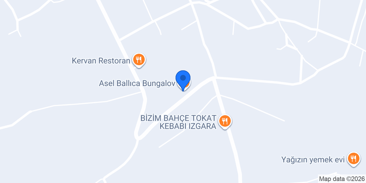 Asel Ballıca Bungalov konumu