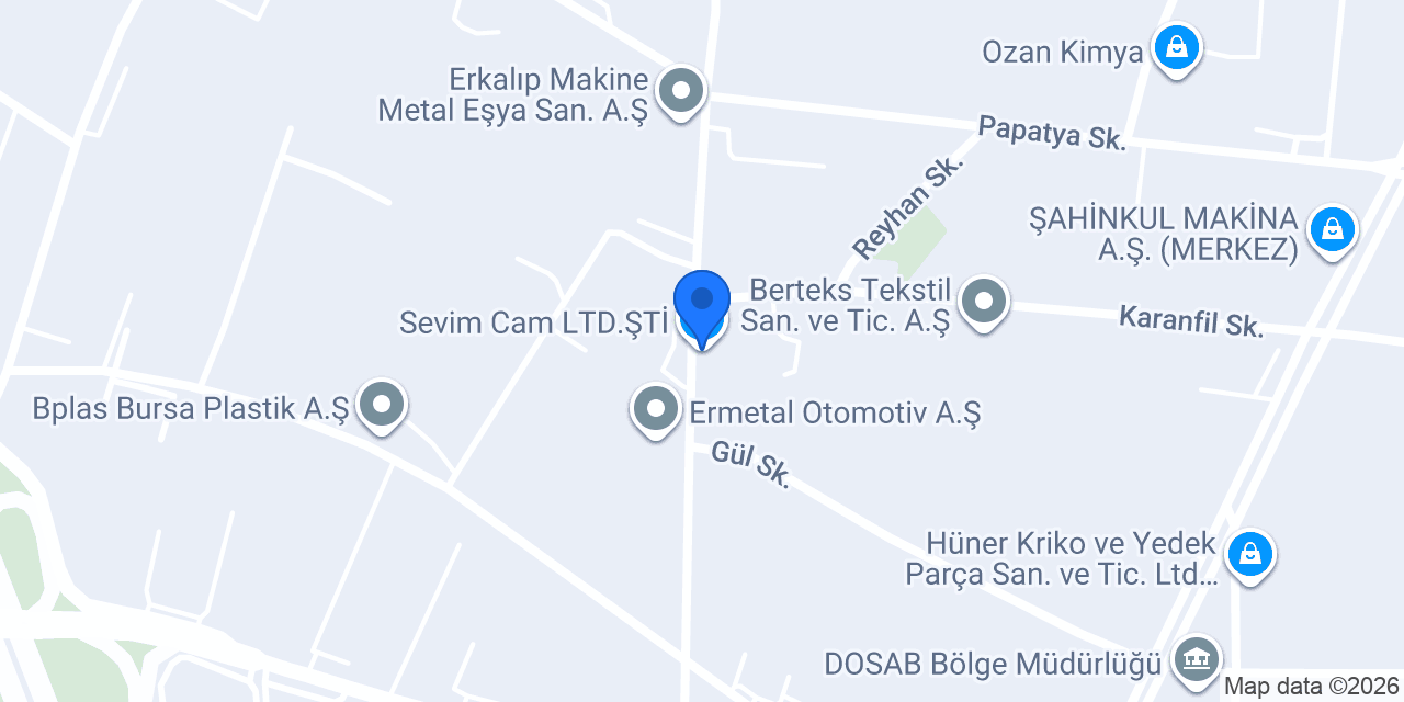 Sevim Cam LTD.ŞTİ konumu