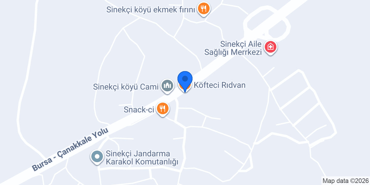 Köfteci Rıdvan konumu