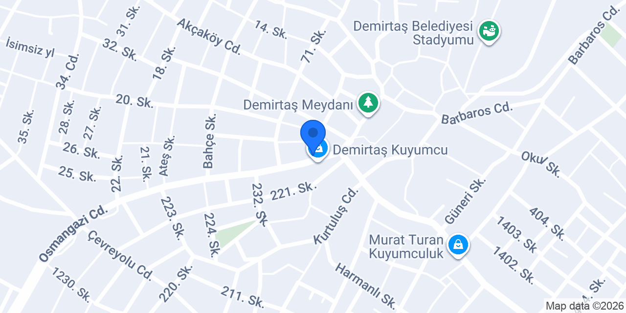 Birtat Unlu Mamülleri konumu