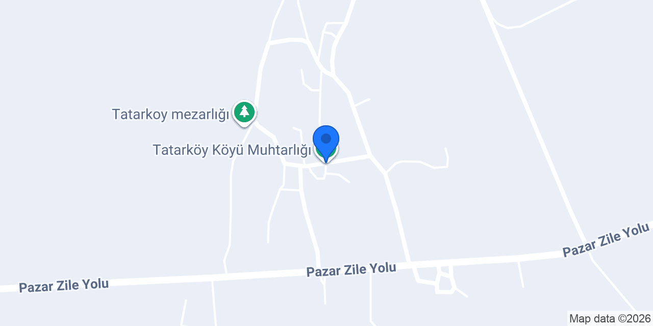 Tatarköy Köyü Muhtarlığı konumu