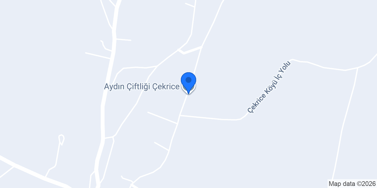 Aydın Çiftliği Çekrice konumu