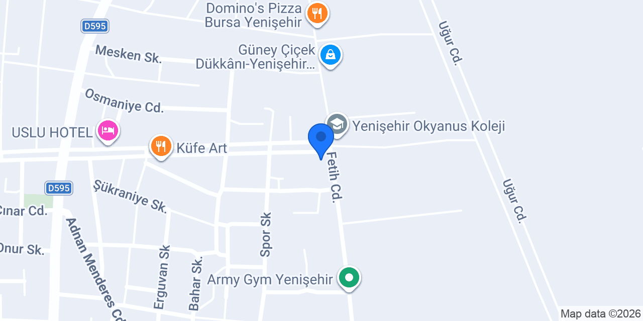 Özel Ünlü Dil İngilizce Kursu konumu