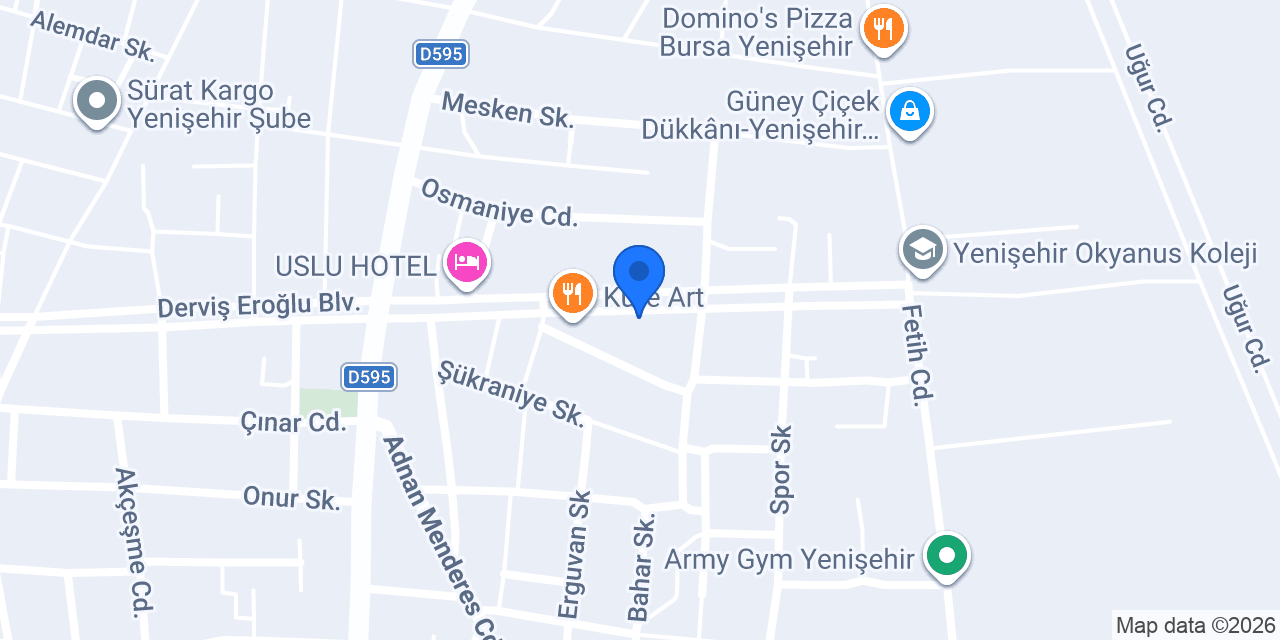 Mavişler Otomotiv konumu
