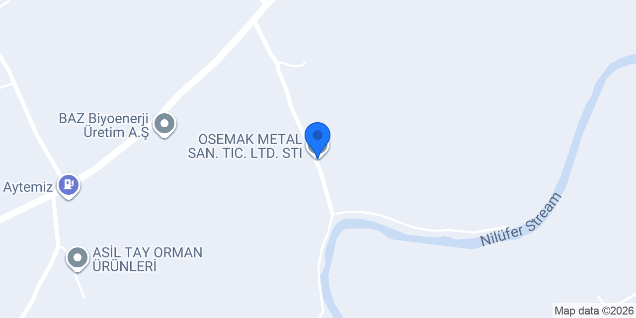 OSEMAK METAL SAN. TIC. LTD. STI. konumu