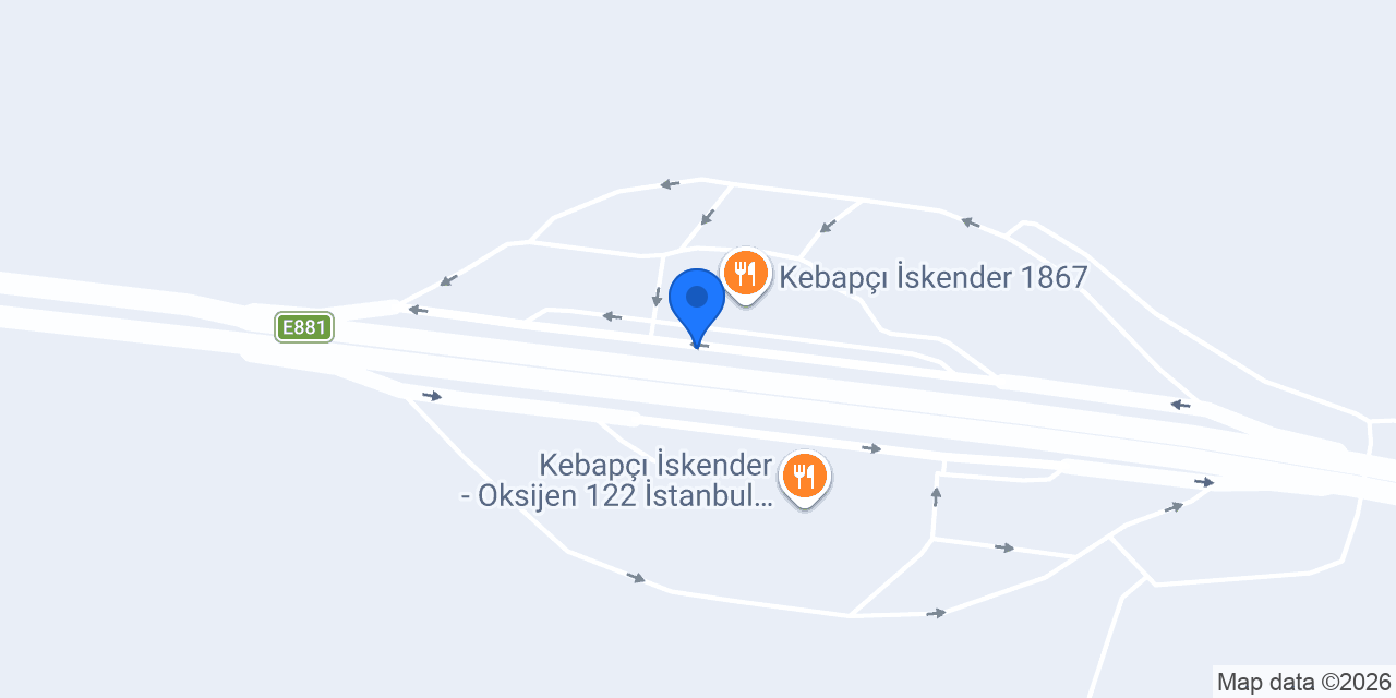 Hilmi Mobil Otoban Lastikçi konumu