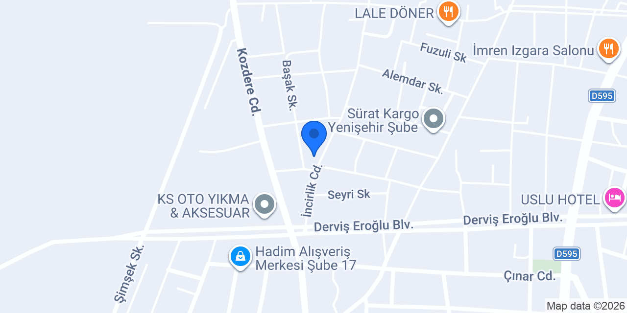 YENİŞEHİR GROSSMAR konumu