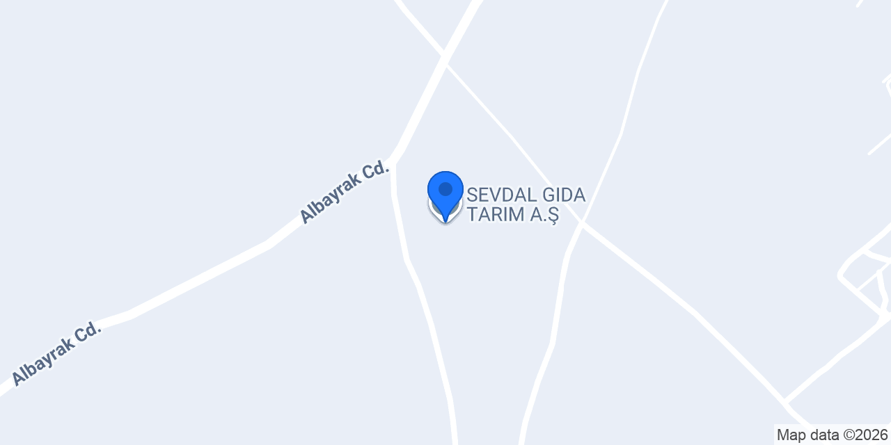SEVDAL GIDA TARIM A.Ş konumu