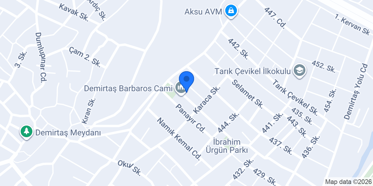 Saraoglu Kebap konumu