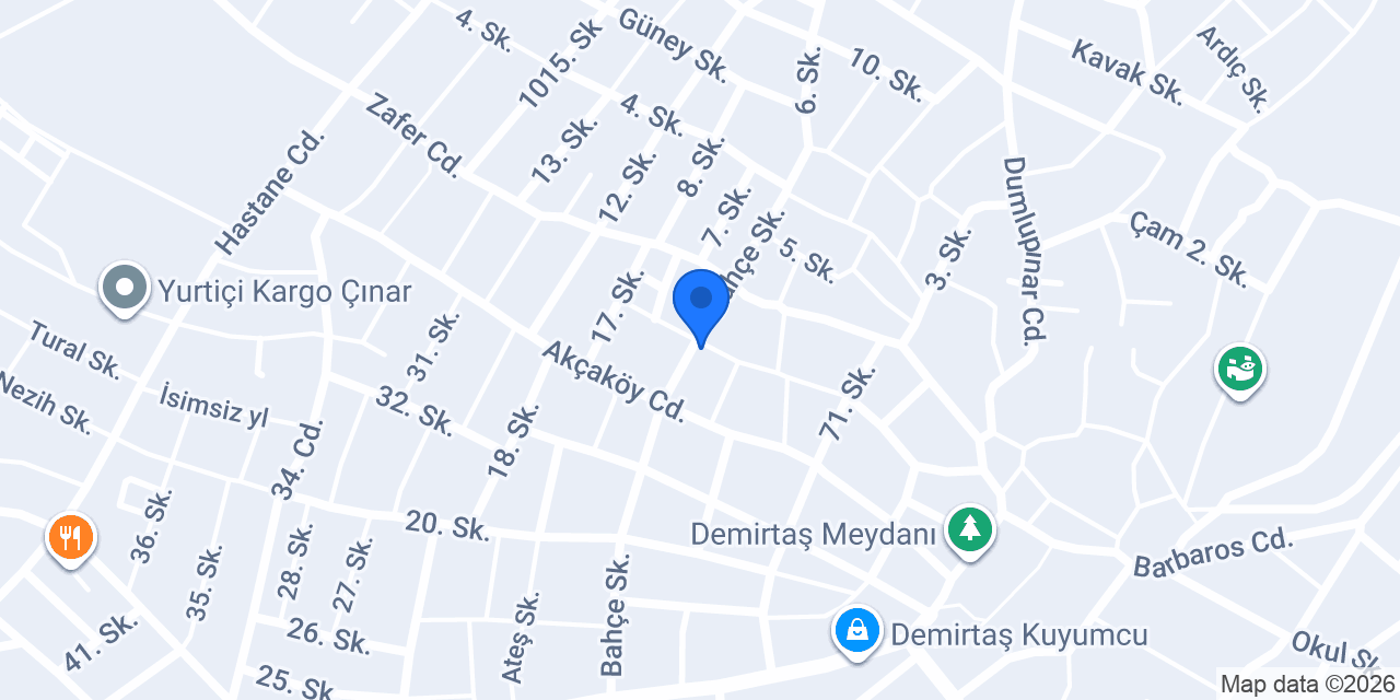 AKTEPE MOBİLYA & TASARIM konumu