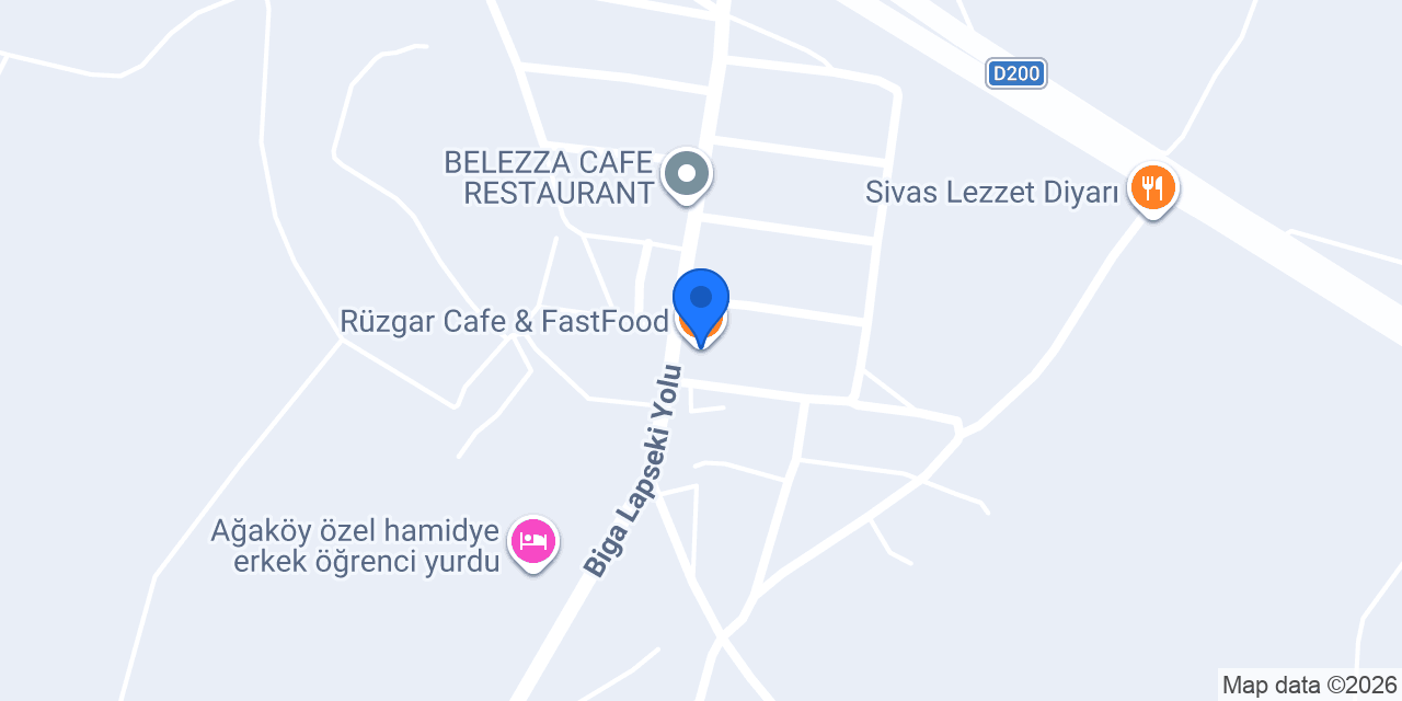 Rüzgar Cafe & FastFood konumu