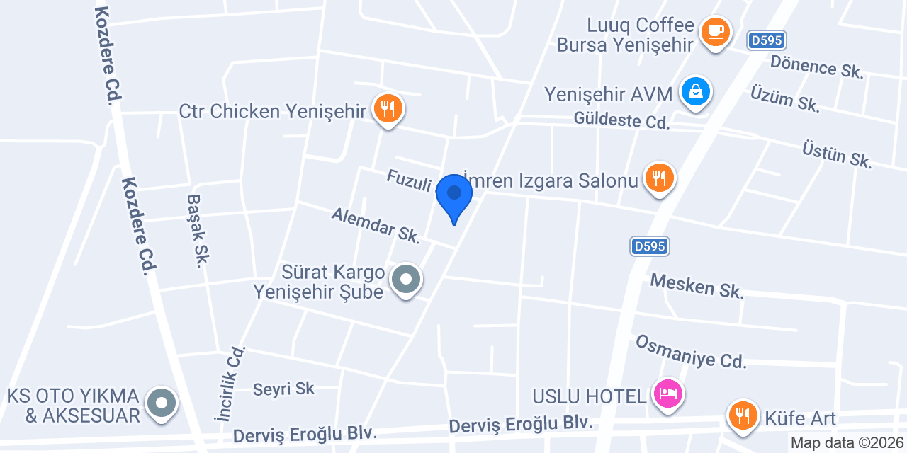 Yenişehir Copy Center konumu