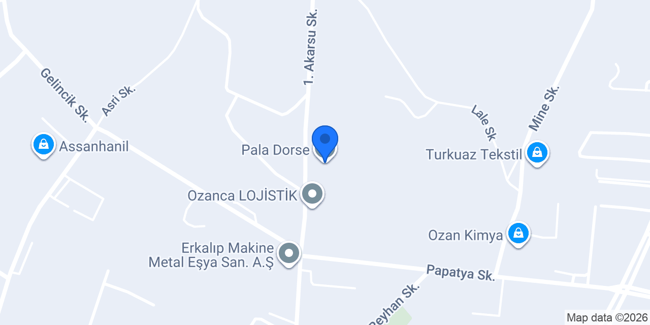 Pala Dorse konumu