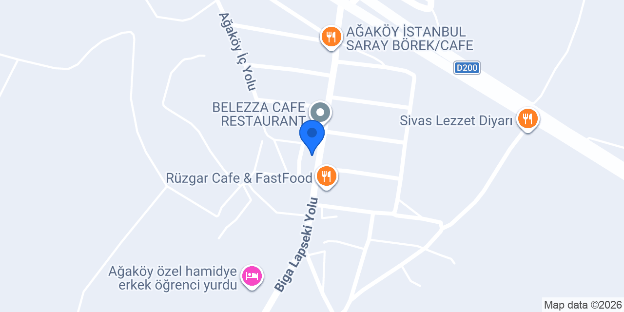 GORİL AĞAKÖY konumu