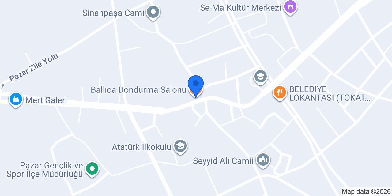 Ballıca Dondurma Salonu konumu