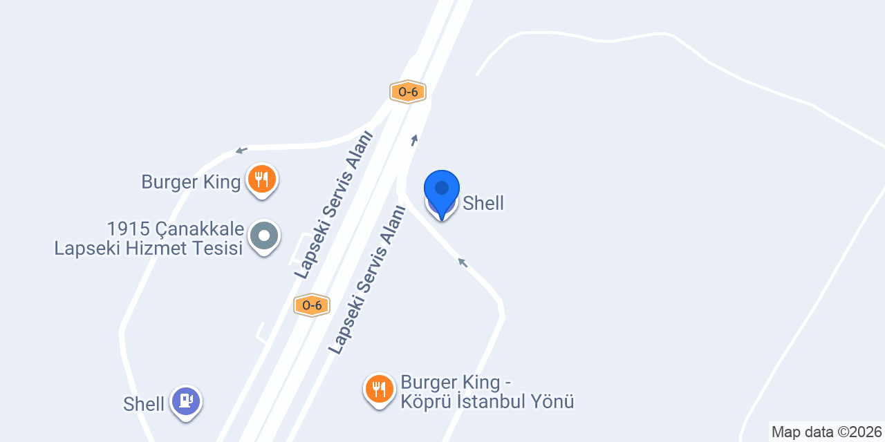 Shell konumu