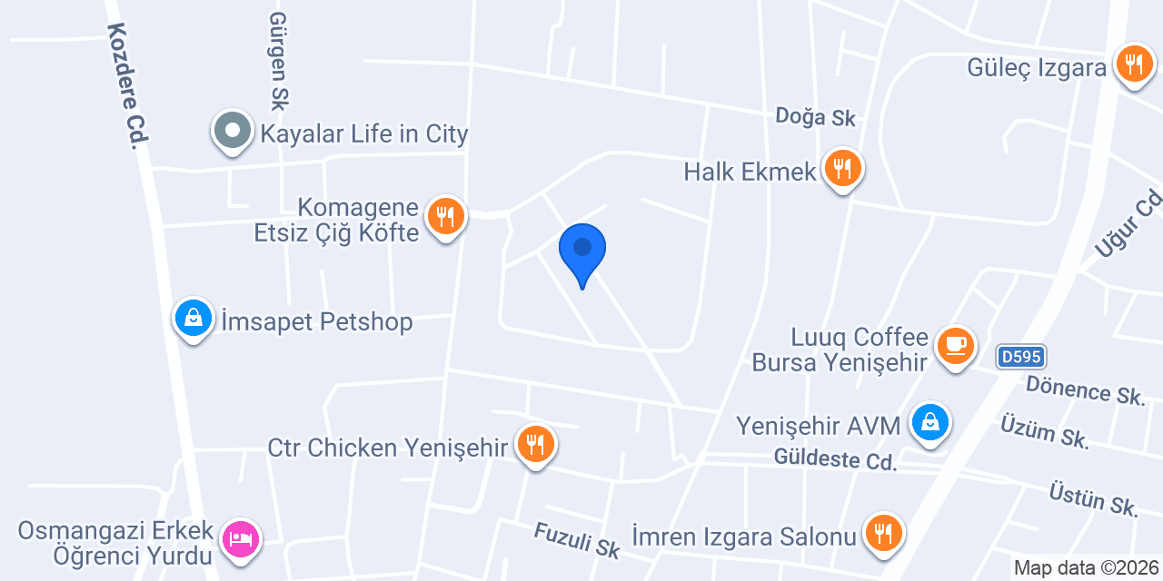 Özel Kelebek Anaokulu konumu
