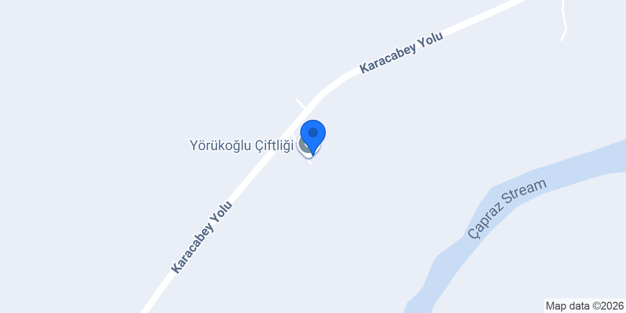 Yörükoğlu Çiftliği konumu