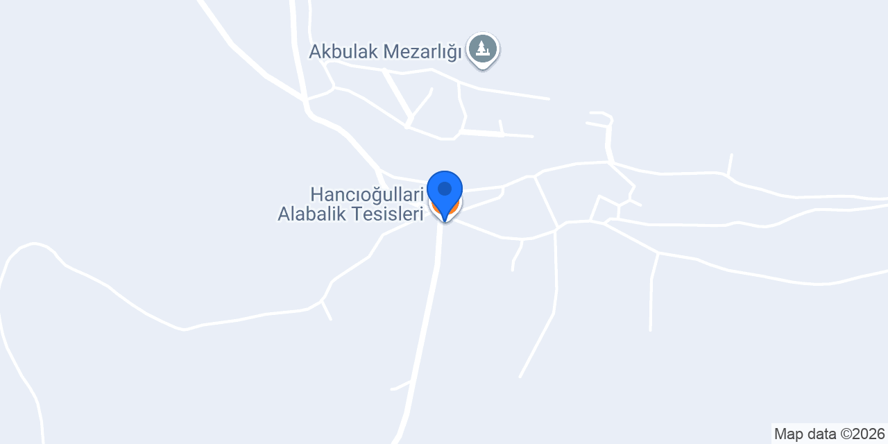 Hancıoğullari Alabalik Tesisleri konumu