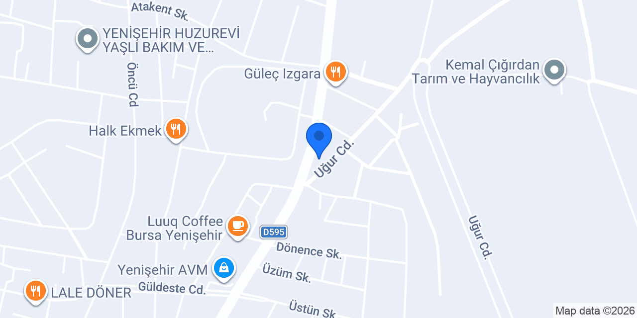 Özel Efsane Anadolu Lisesi konumu