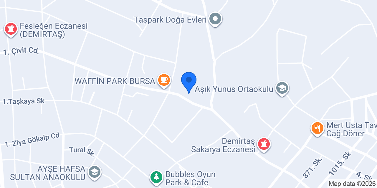 Lux Baby Spa Bursa konumu