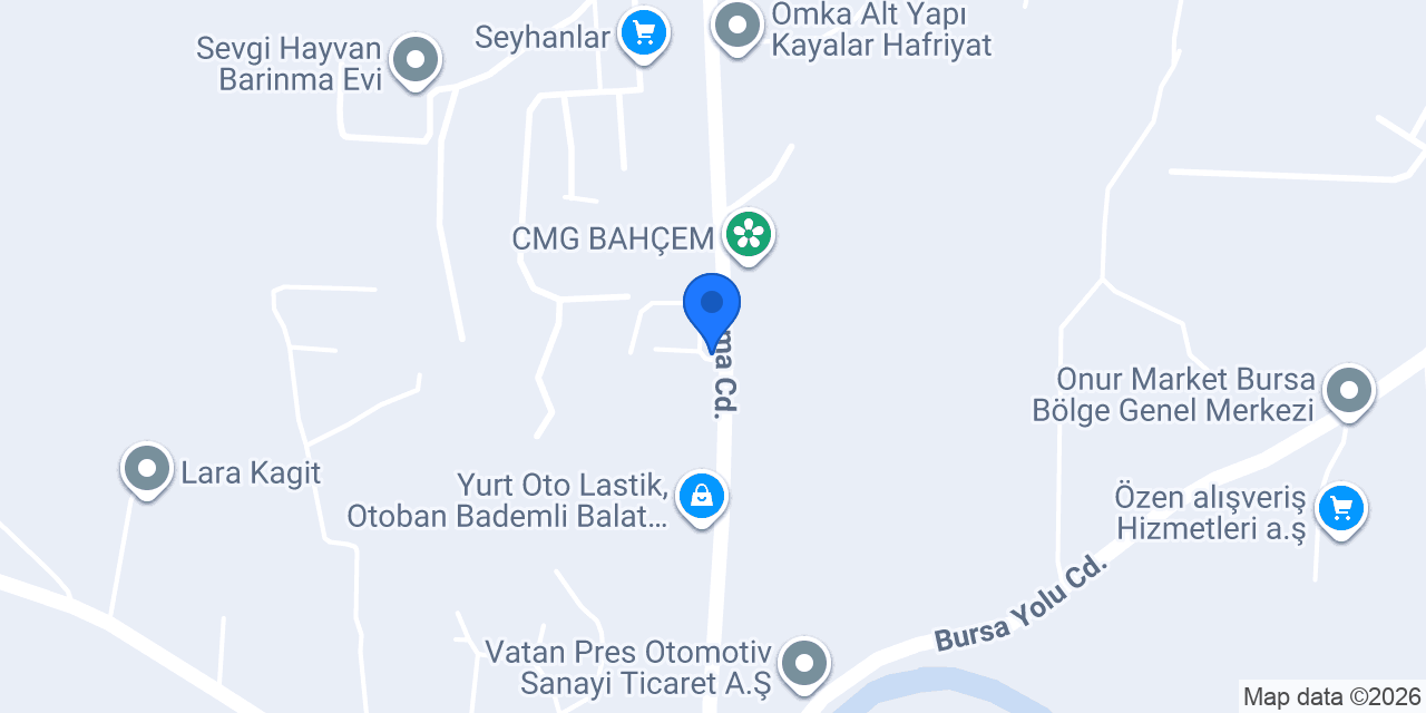 Secer Mobilya konumu