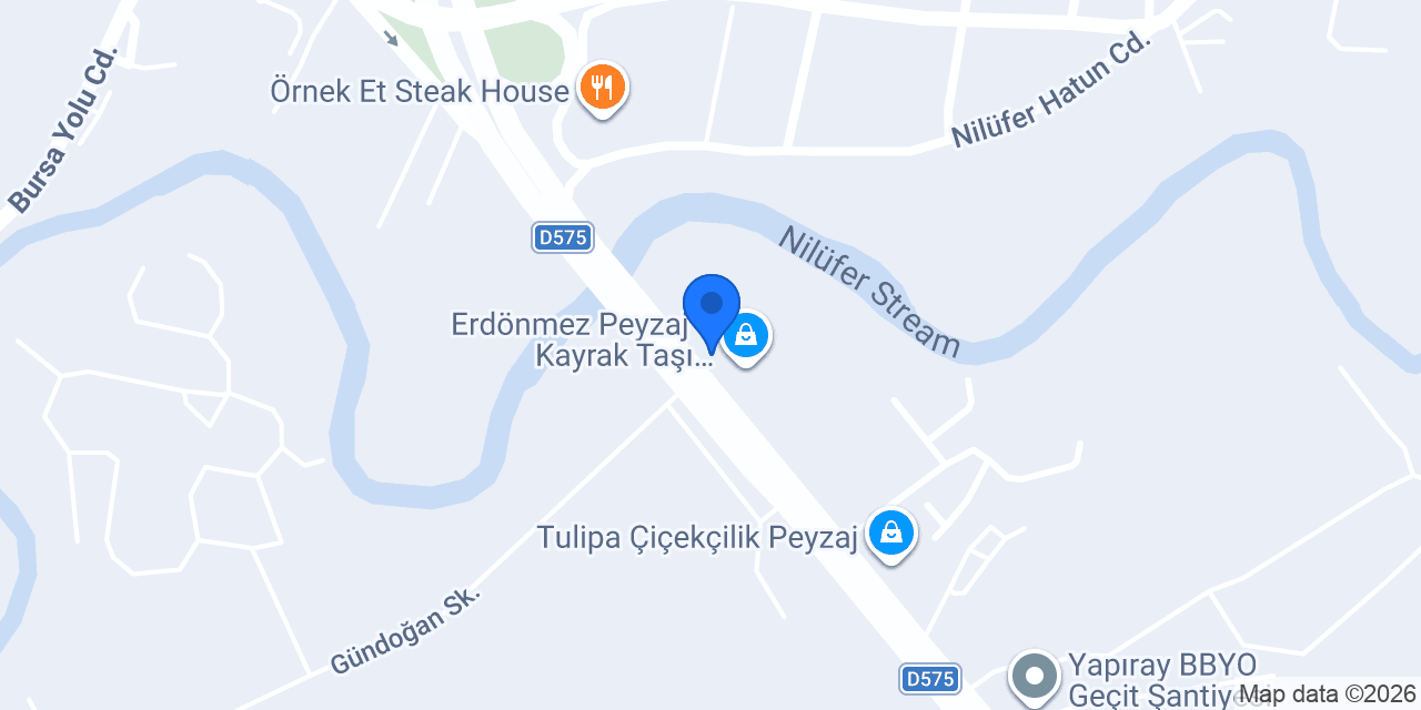 Mert Bahçe Makineleri konumu